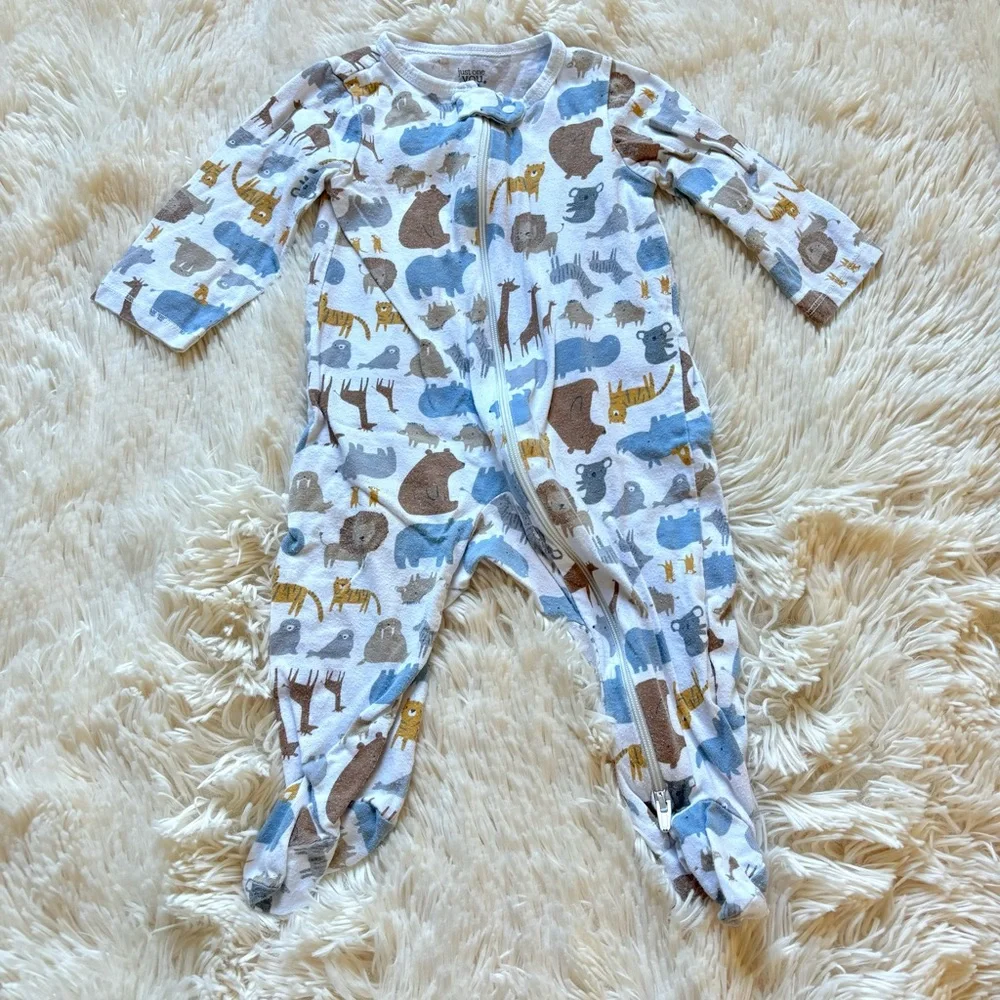 Carter’s Jungle Safari Animal Footie Pajamas 6 months
